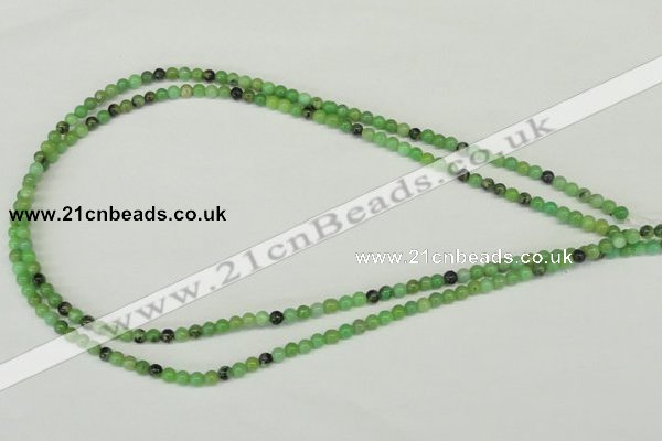 CAU25 15.5 inches 4mm round australia chrysoprase beads wholesale