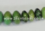 CAU30 Multi-size rondelle australia chrysoprase beads wholesale