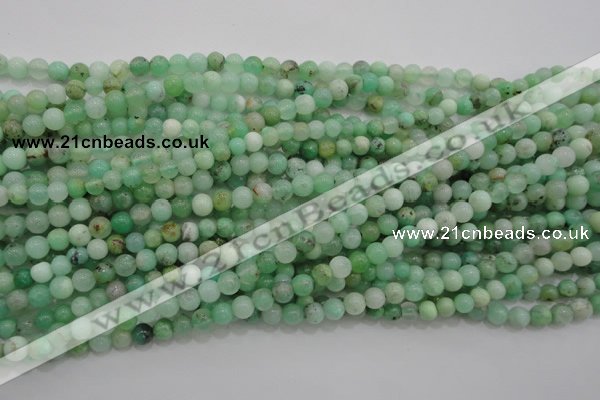 CAU301 15.5 inches 4mm round Australia chrysoprase beads wholesale