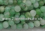 CAU302 15.5 inches 6mm round Australia chrysoprase beads wholesale