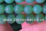 CAU371 15.5 inches 5mm round Australia chrysoprase beads