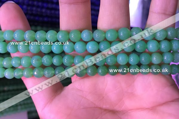 CAU372 15.5 inches 6mm round Australia chrysoprase beads