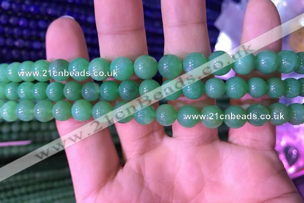 CAU373 15.5 inches 7mm round Australia chrysoprase beads