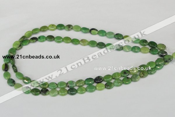 CAU39 15.5 inches 8*10mm oval australia chrysoprase beads wholesale