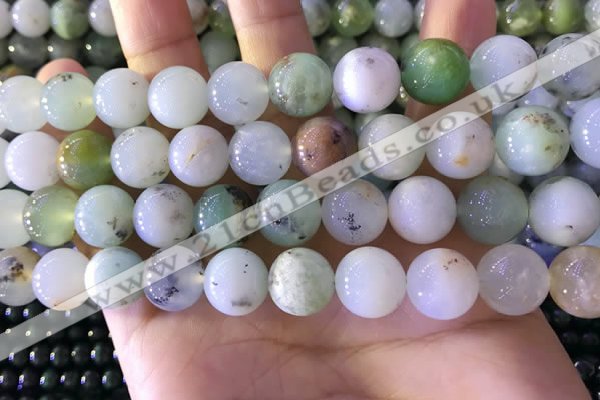CAU464 15.5 inches 13mm - 14mm round Australia chrysoprase beads