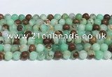 CAU483 15.5 inches 6mm round Australia chrysoprase beads