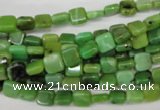 CAU50 15.5 inches 6*6mm square Australia chrysoprase beads wholesale