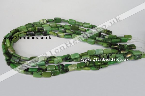 CAU52 15.5 inches 8*12mm rectangle Australia chrysoprase beads wholesale