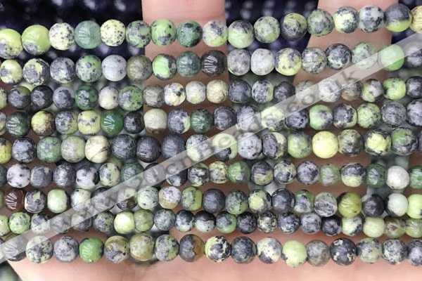 CAU520 15.5 inches 4.5mm - 5mm round Chinese chrysoprase beads