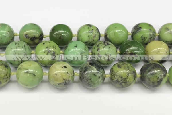 CAU545 15.5 inches 18mm round Australia chrysoprase gemstone beads