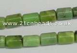 CAU57 15.5 inches 7*10mm tube Australia chrysoprase beads