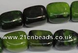 CAU60 15.5 inches 12*16mm nuggets Australia chrysoprase beads