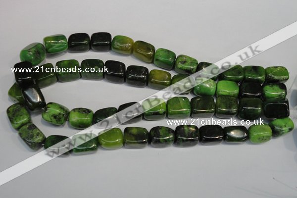 CAU60 15.5 inches 12*16mm nuggets Australia chrysoprase beads