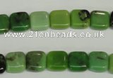 CAU61 15.5 inches 10*10mm square Australia chrysoprase beads