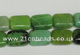 CAU63 15.5 inches 10*14mm rectangle Australia chrysoprase beads