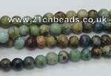 CAZ07 15.5 inches 6mm round natural azurite gemstone beads