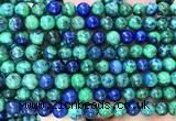 CAZ41 15 inches 6mm round azurite malachite beads wholesale