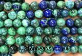 CAZ42 15 inches 8mm round azurite malachite beads wholesale