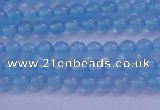 CBC250 15.5 inches 4mm A grade round ocean blue chalcedony beads