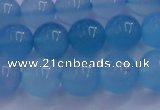 CBC253 15.5 inches 10mm A grade round ocean blue chalcedony beads