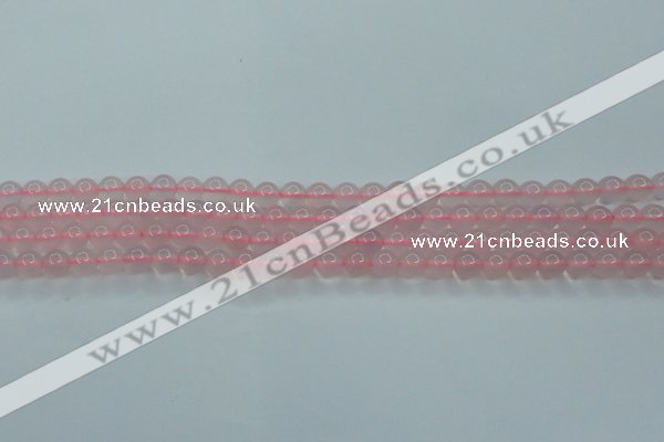 CBC301 15.5 inches 6mm round pink chalcedony beads wholesale