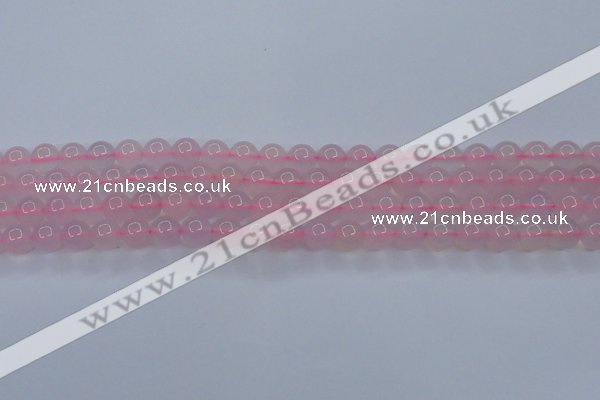 CBC302 15.5 inches 8mm round pink chalcedony beads wholesale