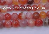 CBC400 15.5 inches 4mm A grade round orange chalcedony beads