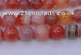 CBC402 15.5 inches 8mm A grade round orange chalcedony beads