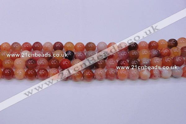 CBC404 15.5 inches 12mm A grade round orange chalcedony beads