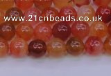 CBC411 15.5 inches 6mm AA grade round orange chalcedony beads