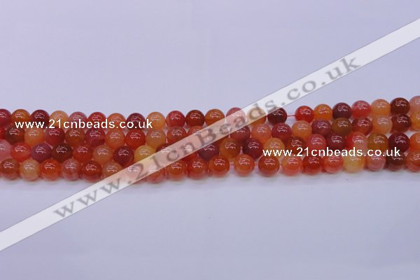 CBC413 15.5 inches 10mm AA grade round orange chalcedony beads