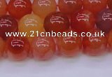 CBC415 15.5 inches 14mm AA grade round orange chalcedony beads