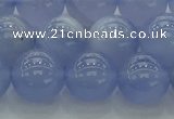 CBC454 15.5 inches 12mm round blue chalcedony beads wholesale