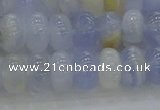 CBC471 15.5 inches 5*8mm rondelle blue chalcedony beads