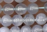 CBC711 15.5 inches 6mm round blue chalcedony beads wholesale