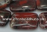 CBD09 15.5 inches 22*30mm rectangle brecciated jasper gemstone beads