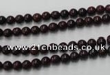 CBD150 15.5 inches 4mm round Chinese brecciated jasper beads