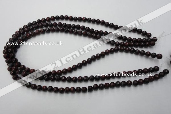 CBD151 15.5 inches 6mm round Chinese brecciated jasper beads