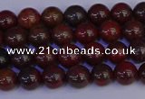 CBD350 15.5 inches 4mm round poppy jasper beads wholesale