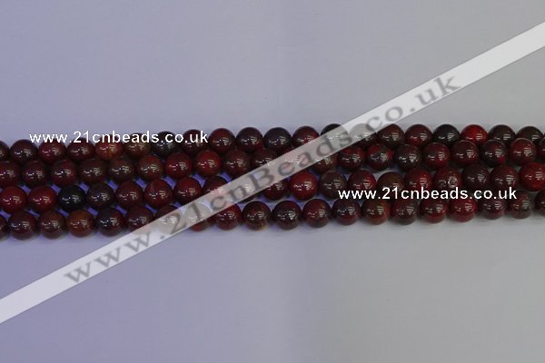 CBD352 15.5 inches 8mm round poppy jasper beads wholesale