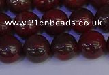 CBD354 15.5 inches 12mm round poppy jasper beads wholesale