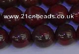 CBD355 15.5 inches 14mm round poppy jasper beads wholesale