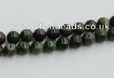 CBG01 15.5 inches 6mm round bronze green gemstone beads wholesale