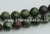 CBG02 15.5 inches 10mm round bronze green gemstone beads wholesale