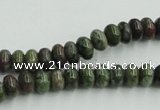 CBG03 15.5 inches 5*8mm rondelle bronze green gemstone beads