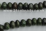 CBG04 15.5 inches 6*10mm rondelle bronze green gemstone beads