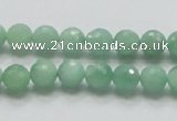 CBJ06 15.5 inches 8mm faceted round jade beads wholesale