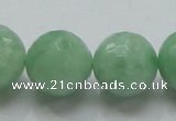 CBJ11 15.5 inches 20mm faceted round jade beads wholesale