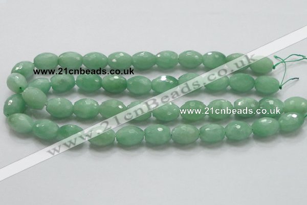 CBJ17 15.5 inches 13*18mm faceted rice jade beads wholesale