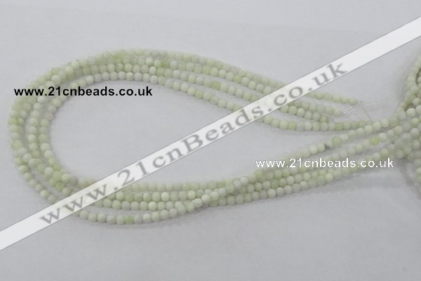 CBJ201 15.5 inches 4mm round butter jade beads wholesale